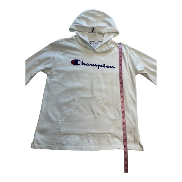 Champion Middleweight Jersey Hoodie with Script Logo - Size XS - Picture 9 of 10